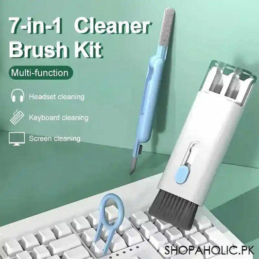 7-in-1 Multi-Function Cleaning Kit – For Earbuds, Keyboard, Phone & Electronic Devices